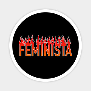 Feminista Fire Magnet